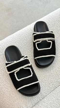 Billini Billini^Abbot Sandals - Black / White Contrast