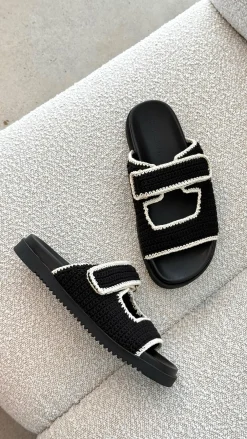 Billini Billini^Abbot Sandals - Black / White Contrast