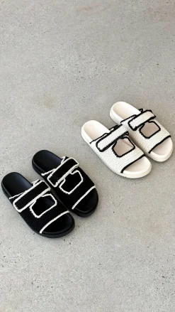 Billini Billini^Abbot Sandals - Black / White Contrast
