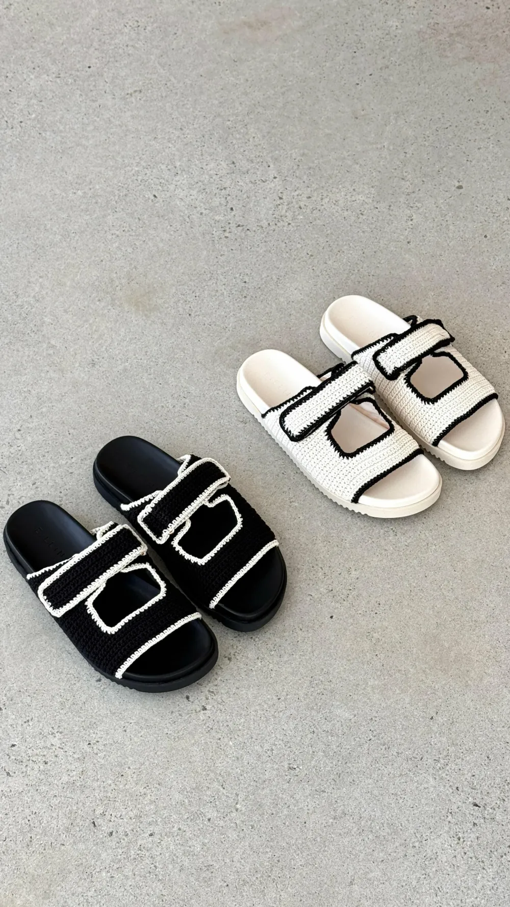 Billini Billini^Abbot Sandals - Black / White Contrast