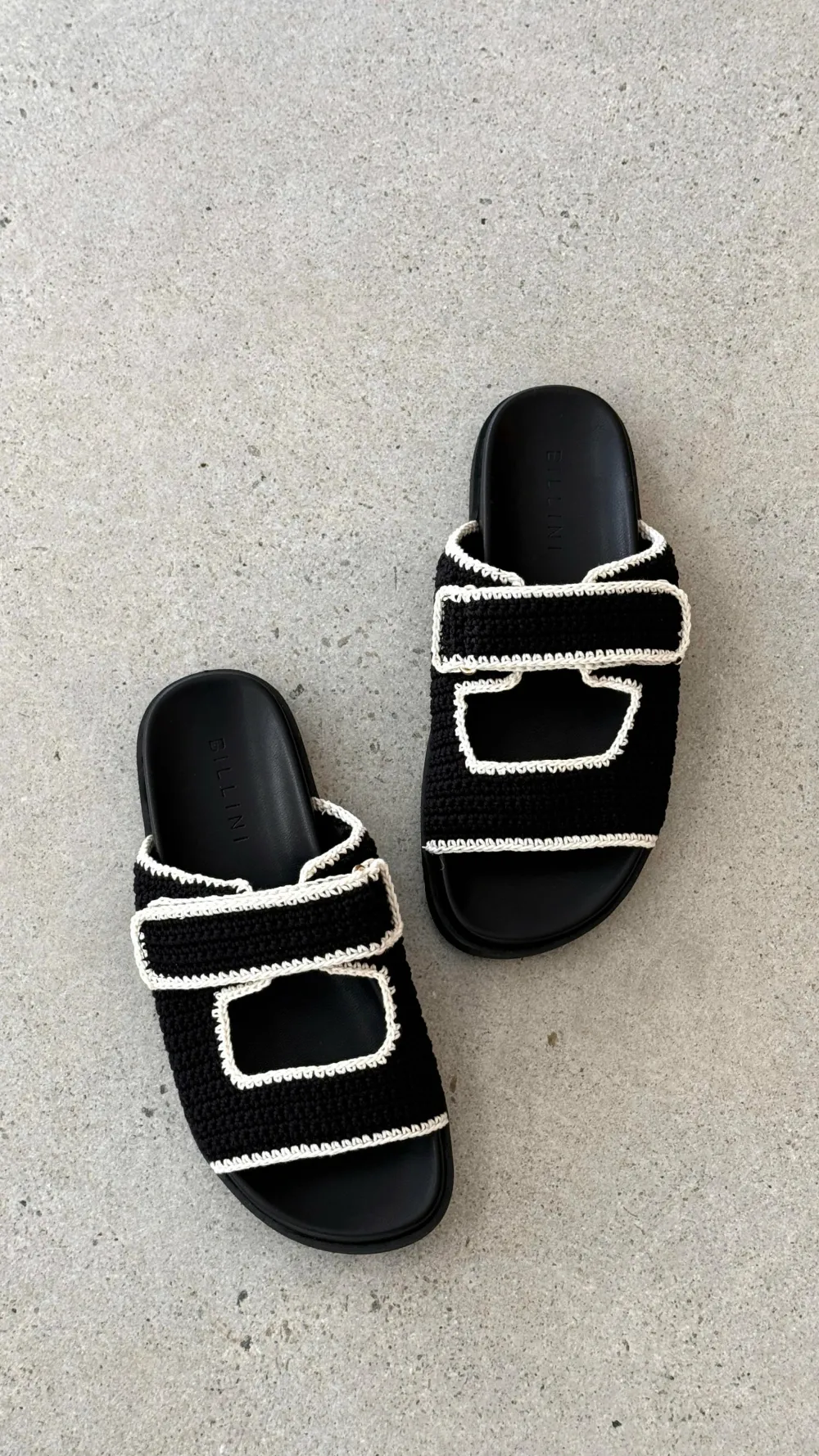 Billini Billini^Abbot Sandals - Black / White Contrast