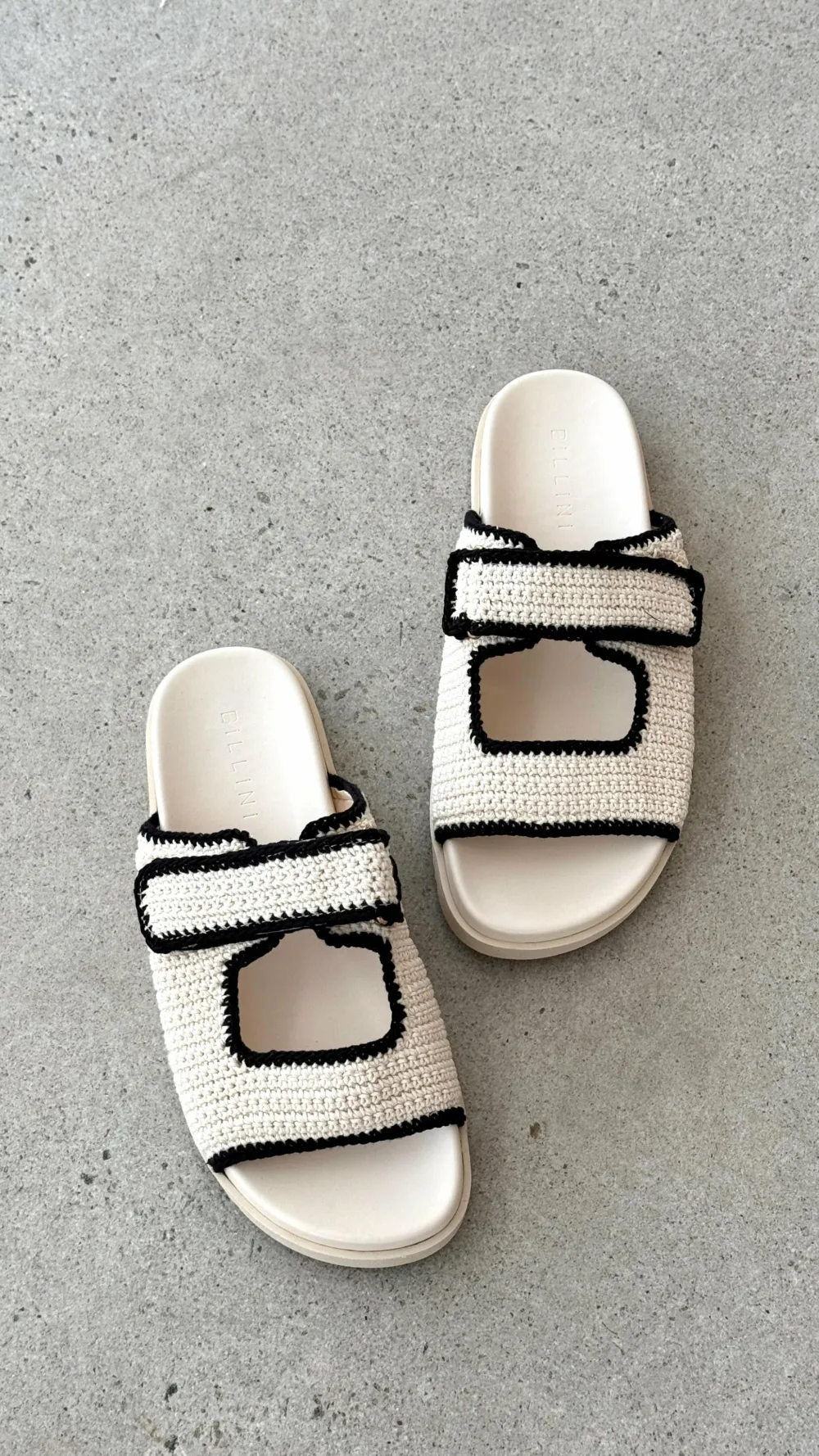 Billini Billini^Abbot Sandals - White / Black Contrast
