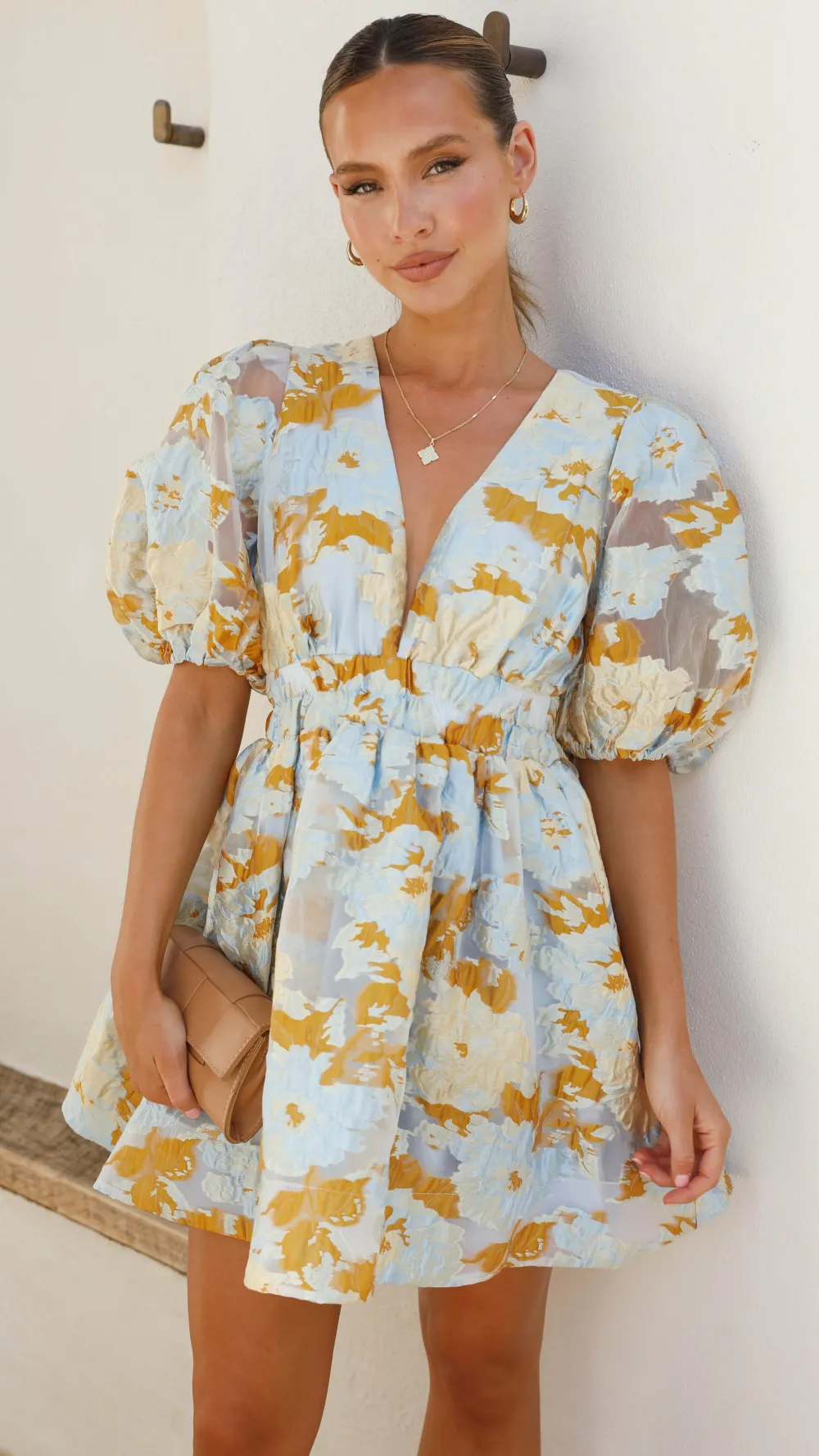 LILYWHYT Dresses|Mini^Abel Mini Dress - Blue