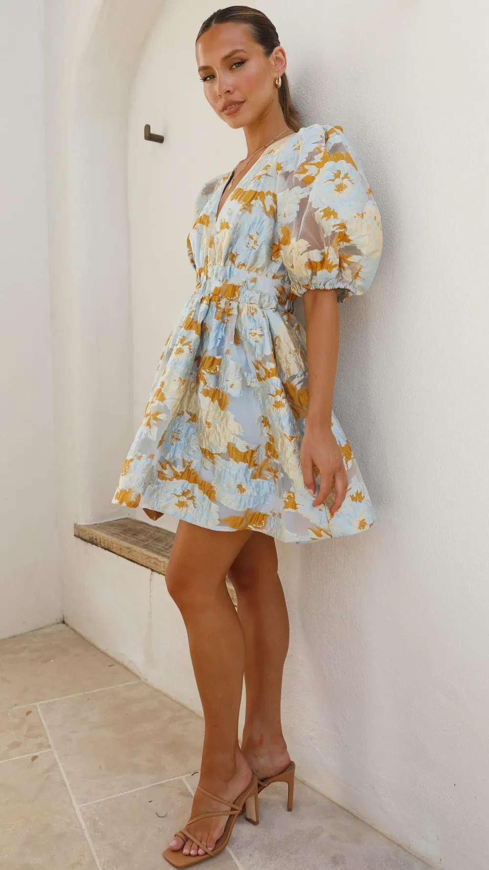 LILYWHYT Dresses|Mini^Abel Mini Dress - Blue