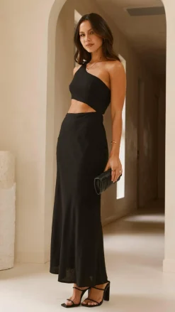 LILYWHYT Dresses|Maxi^Abia Maxi Dress - Black