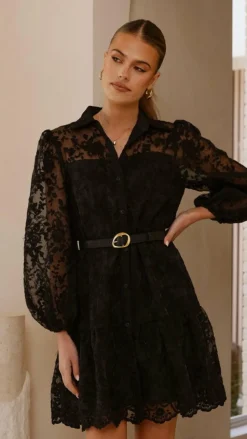 YH AND CO Dresses|Mini^Acacia Lace Mini Dress - Black