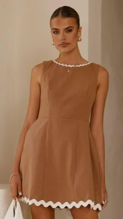 LILYWHYT Dresses|Mini^Aceline Mini Dress - Mocha