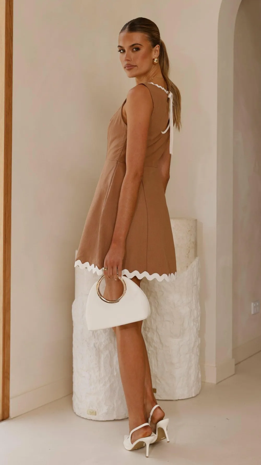 LILYWHYT Dresses|Mini^Aceline Mini Dress - Mocha