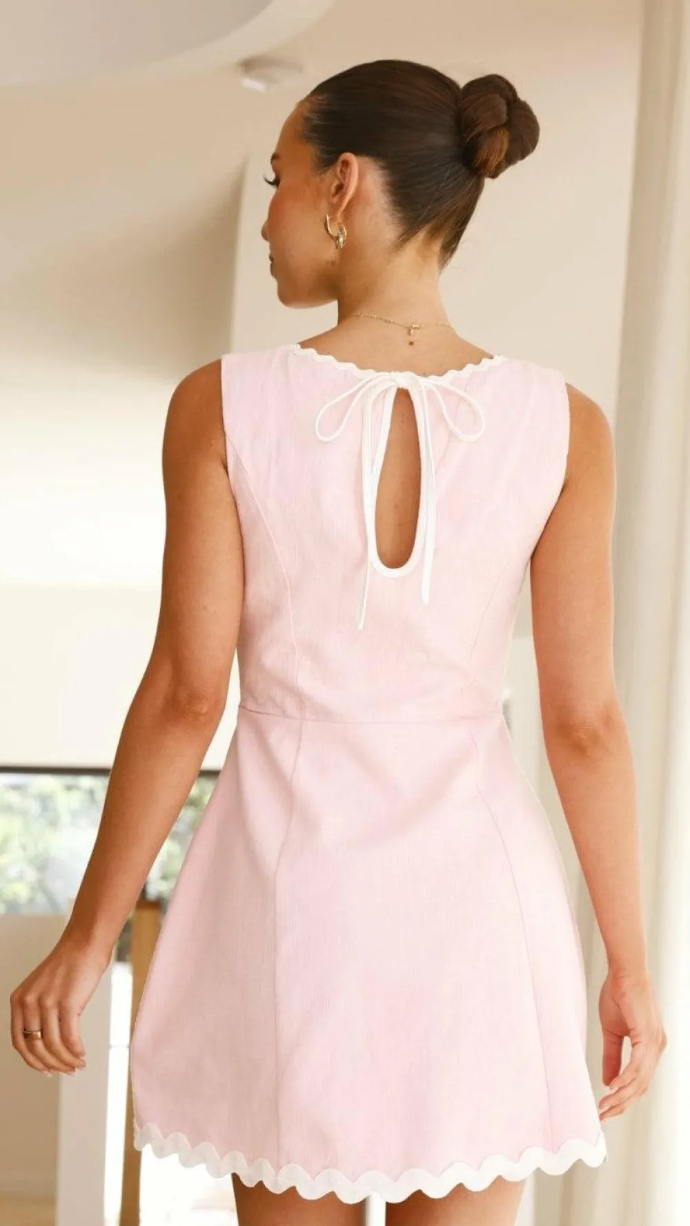 LILYWHYT Dresses|Mini^Aceline Mini Dress - Pink/White