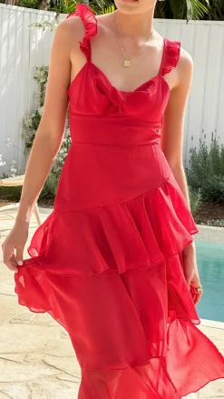 SASHA (BNE) Sale Dresses^Achelle Maxi Dress - Red
