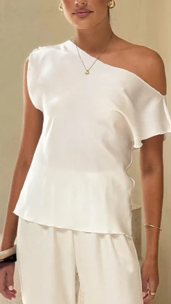 YH AND CO Tops^Addien Top - White