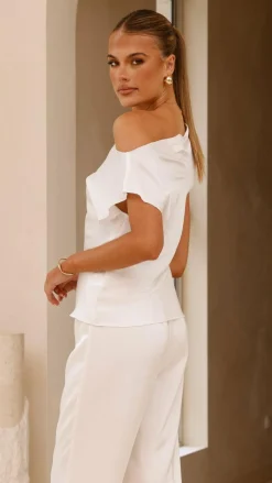 YH AND CO Tops^Addien Top - White