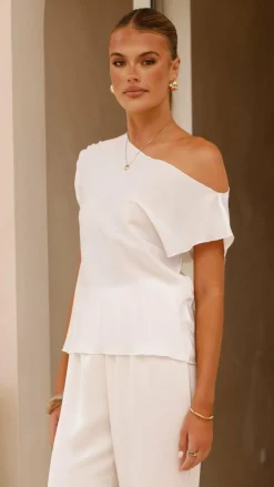YH AND CO Tops^Addien Top - White