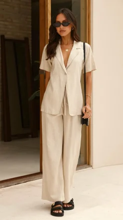 YH AND CO Sets|Bottoms^Adelais Pants - Beige