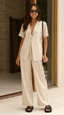 YH AND CO Sets|Bottoms^Adelais Pants - Beige
