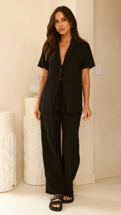 YH AND CO Sets|Bottoms^Adelais Pants - Black