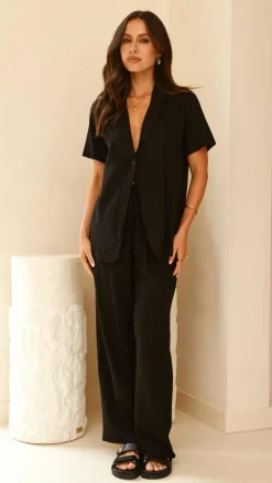 YH AND CO Sets|Bottoms^Adelais Pants - Black