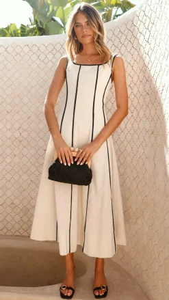 Fashion Allied Sale Dresses^Adelina Maxi Dress - Oatmeal