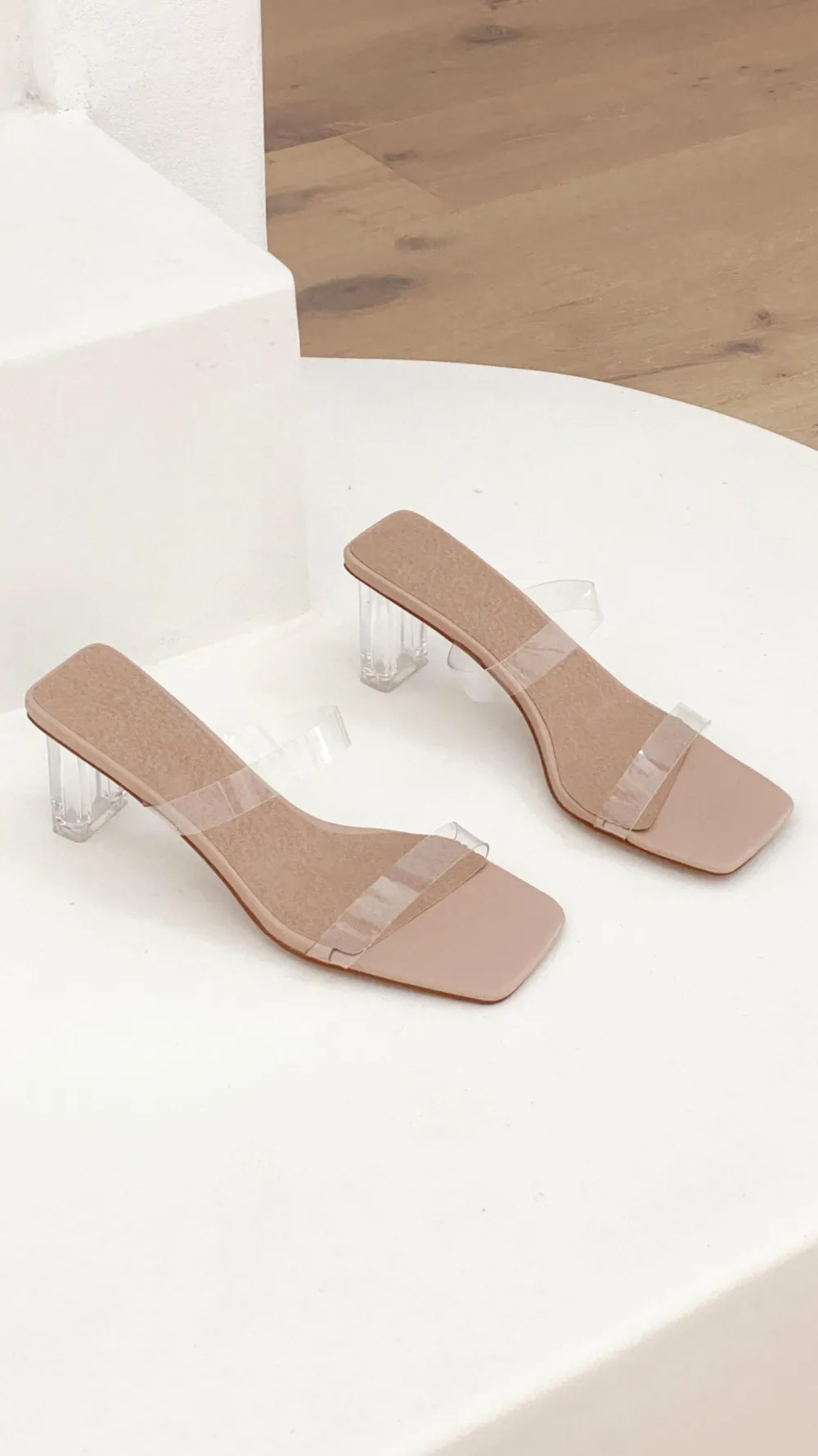 Billini Billini|Shoes^Aena Heel - Nude/Clear