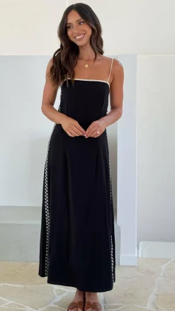 LILYWHYT Dresses|Maxi^Aisha Maxi Dress - Black