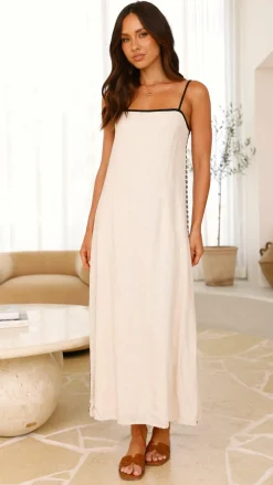 LILYWHYT Dresses|Maxi^Aisha Maxi Dress - Oat