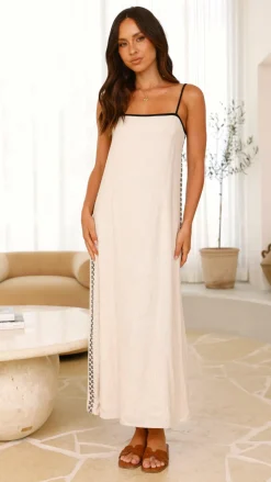 LILYWHYT Dresses|Maxi^Aisha Maxi Dress - Oat