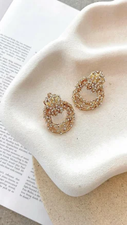 Your Accessory Shop Earrings|Wedding Guest Dresses^Èala Earrings - Gold