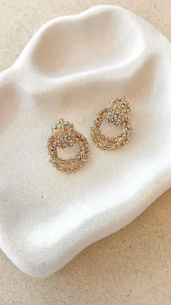 Your Accessory Shop Earrings|Wedding Guest Dresses^Èala Earrings - Gold