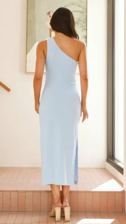 YH AND CO Dresses|Midi^Alaina Midi Dress - Baby Blue