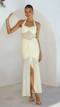 SASHA (BNE) Dresses|Maxi^Alani Maxi Dress - Yellow