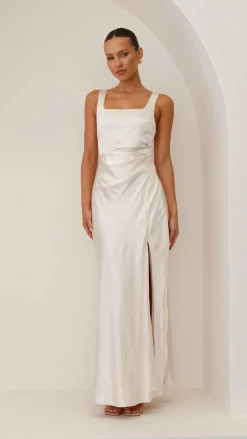 LILYWHYT Mon Cheri|Dresses^Alaria Maxi Dress - Champagne