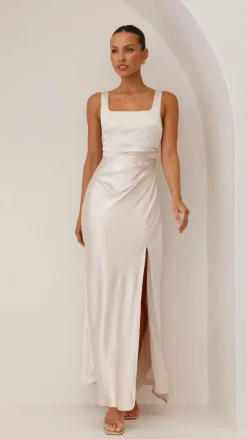 LILYWHYT Mon Cheri|Dresses^Alaria Maxi Dress - Champagne