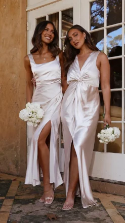 LILYWHYT Mon Cheri|Dresses^Alaria Maxi Dress - Champagne