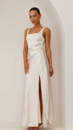 LILYWHYT Mon Cheri|Dresses^Alaria Maxi Dress - Champagne