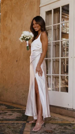 LILYWHYT Mon Cheri|Dresses^Alaria Maxi Dress - Champagne