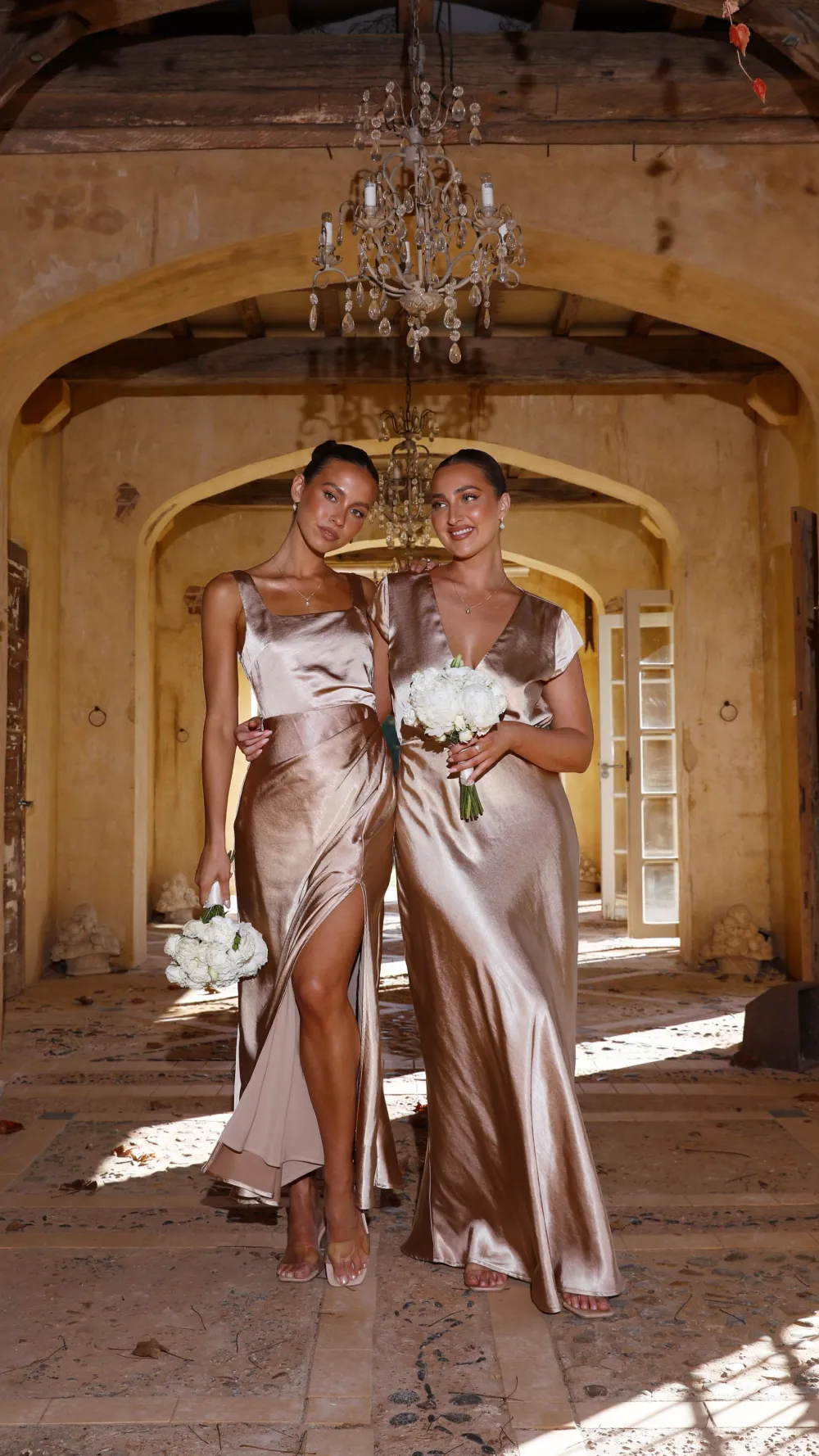 LILYWHYT Sale Evening^Alaria Maxi Dress - Gold
