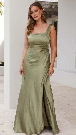 LILYWHYT Mon Cheri|Dresses^Alaria Maxi Dress - Olive