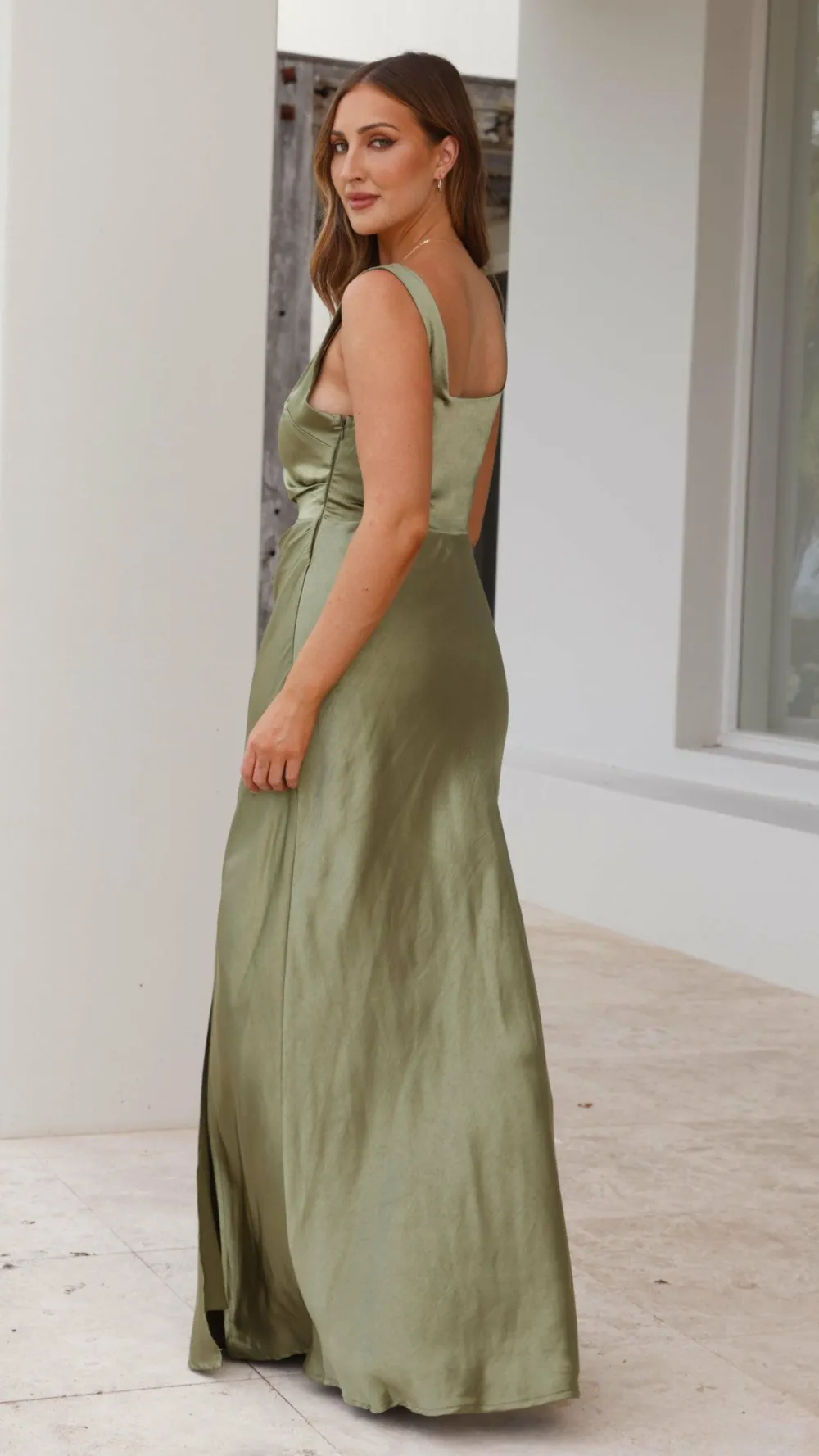 LILYWHYT Mon Cheri|Dresses^Alaria Maxi Dress - Olive