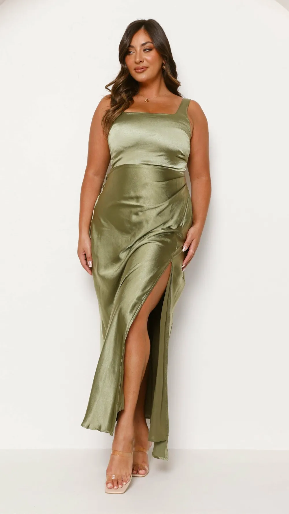 LILYWHYT Mon Cheri|Dresses^Alaria Maxi Dress - Olive