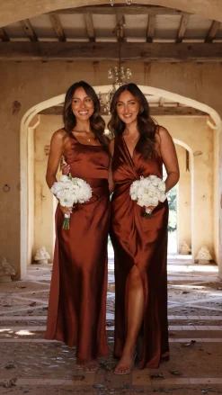 LILYWHYT Mon Cheri|Dresses^Alaria Maxi Dress - Rust