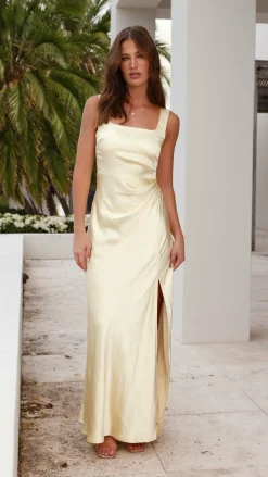 LILYWHYT Mon Cheri|Dresses^Alaria Maxi Dress - Yellow