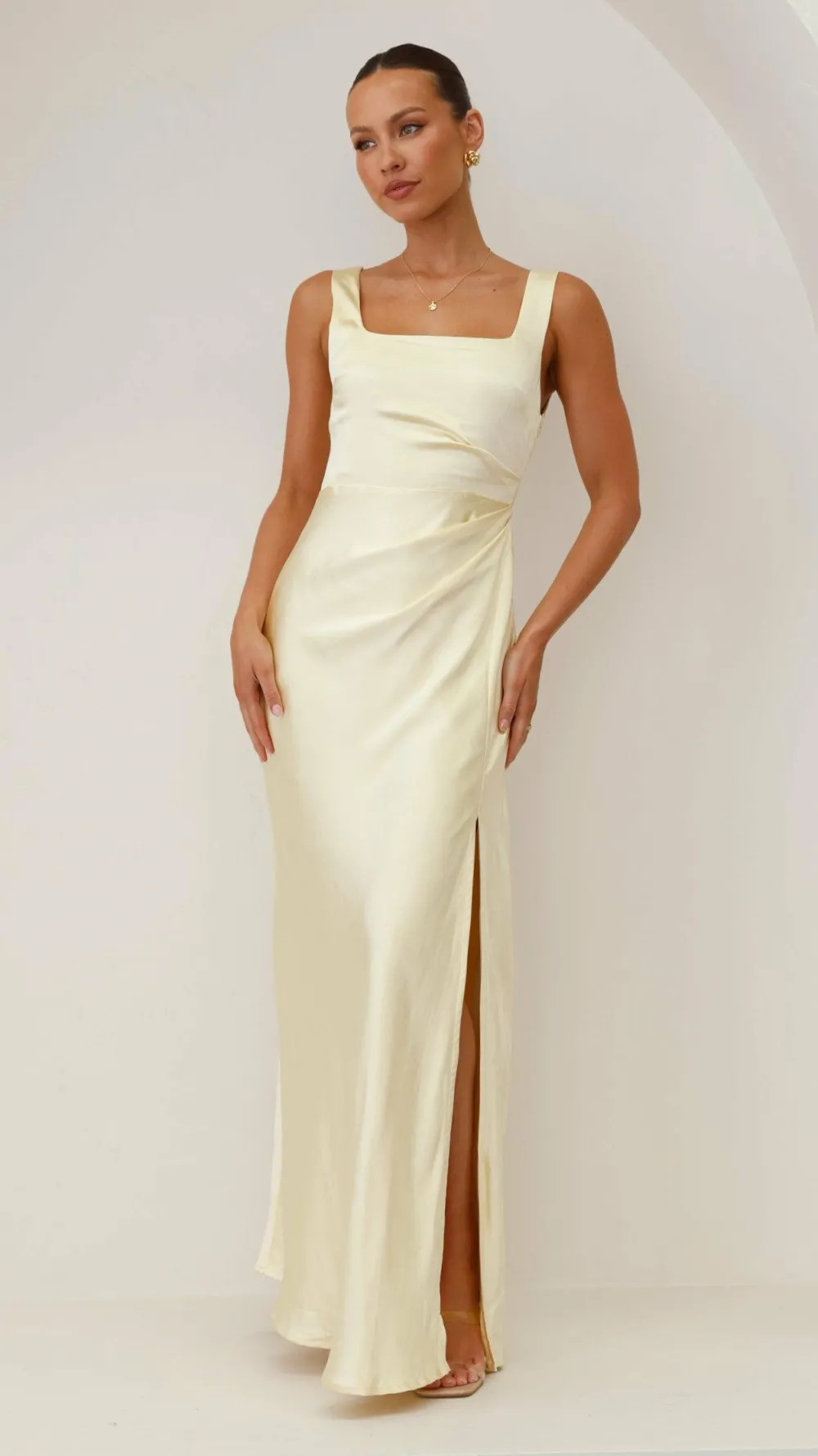 LILYWHYT Mon Cheri|Dresses^Alaria Maxi Dress - Yellow