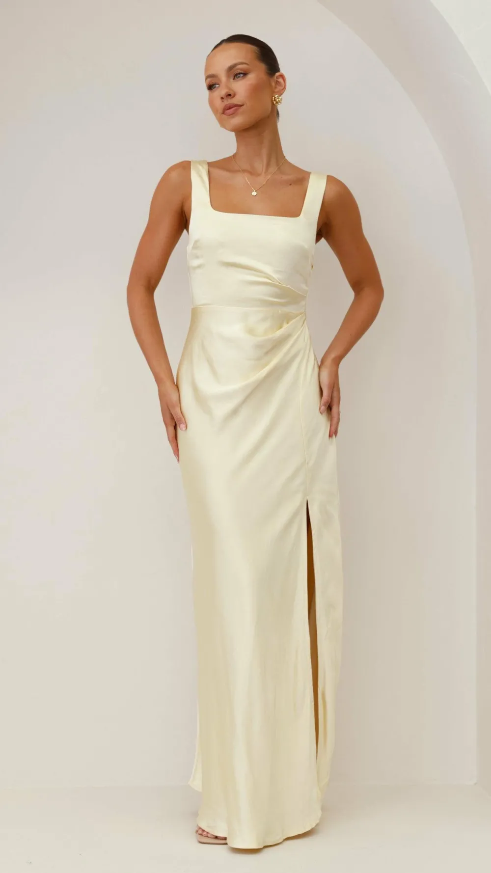 LILYWHYT Mon Cheri|Dresses^Alaria Maxi Dress - Yellow