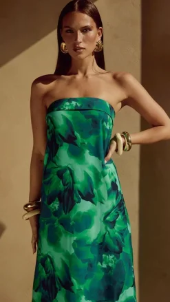 Prem Group Dresses|Maxi^Alba Maxi Dress - Calista Green