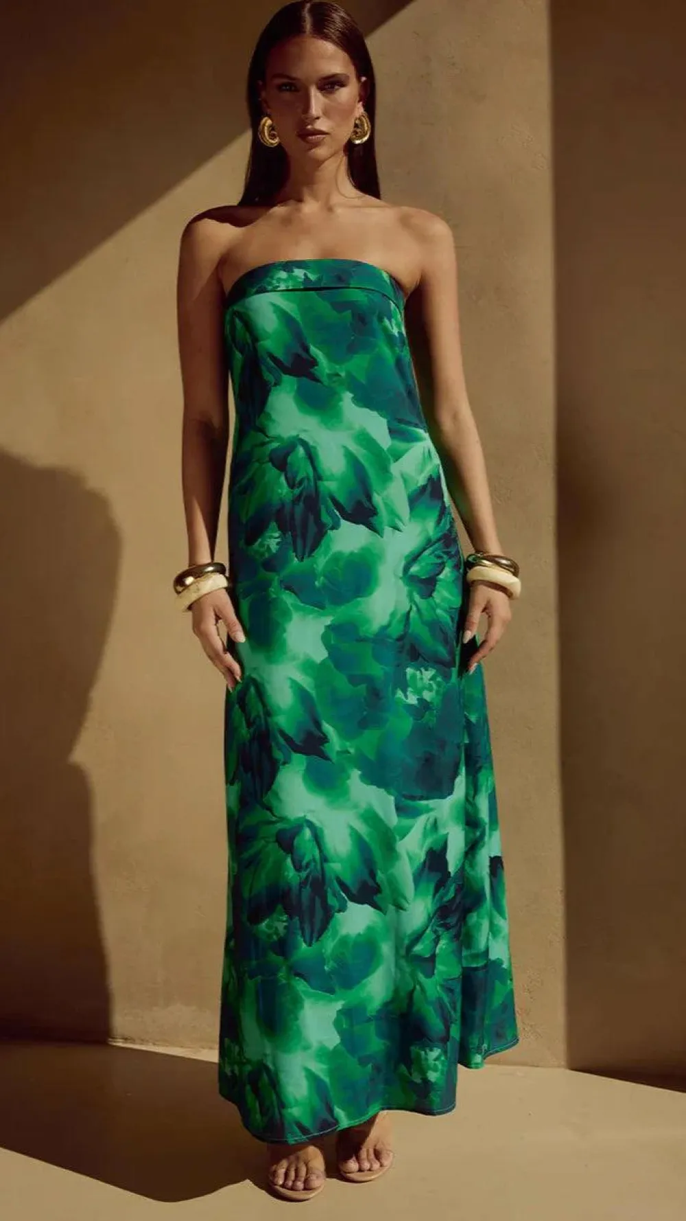 Prem Group Dresses|Maxi^Alba Maxi Dress - Calista Green