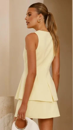 SASHA (BNE) Sets|Tops^Alexa Vest - Lemon