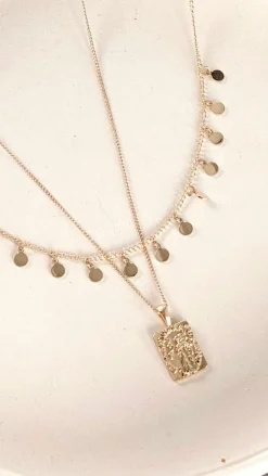 Angel Whisper Necklaces|L'Amour^Alice Pendant Necklace - Gold