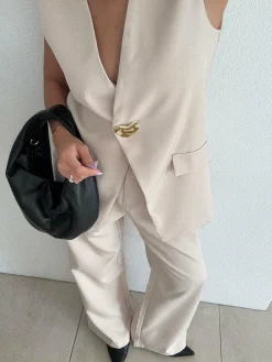 SASHA (BNE) Sets|Tops^Alina Vest - Beige