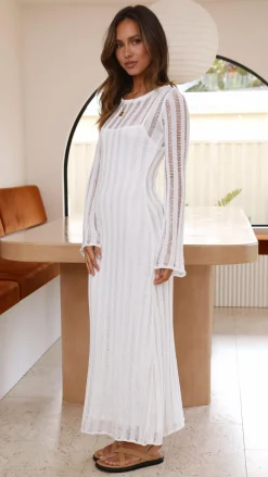 Pink Diamond Sale Dresses^Allure Maxi Dress - White