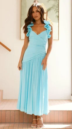 SASHA (BNE) Sale Dresses^Alma Maxi Dress - Blue